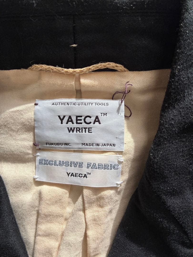 YAECA WRITE Lサイズ　テーラードジャケット 黒