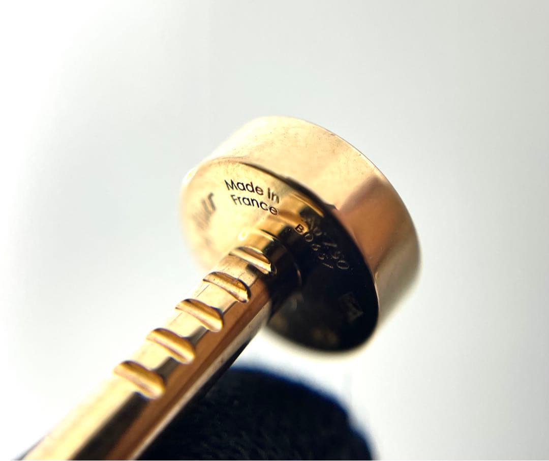 カルティエ　ジュストアンクル　タイピン　750YG K18 ゴールド