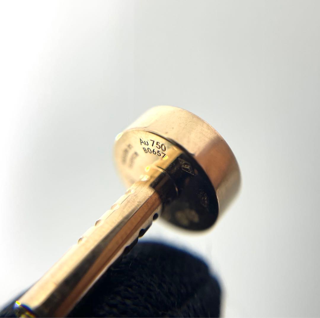 カルティエ　ジュストアンクル　タイピン　750YG K18 ゴールド