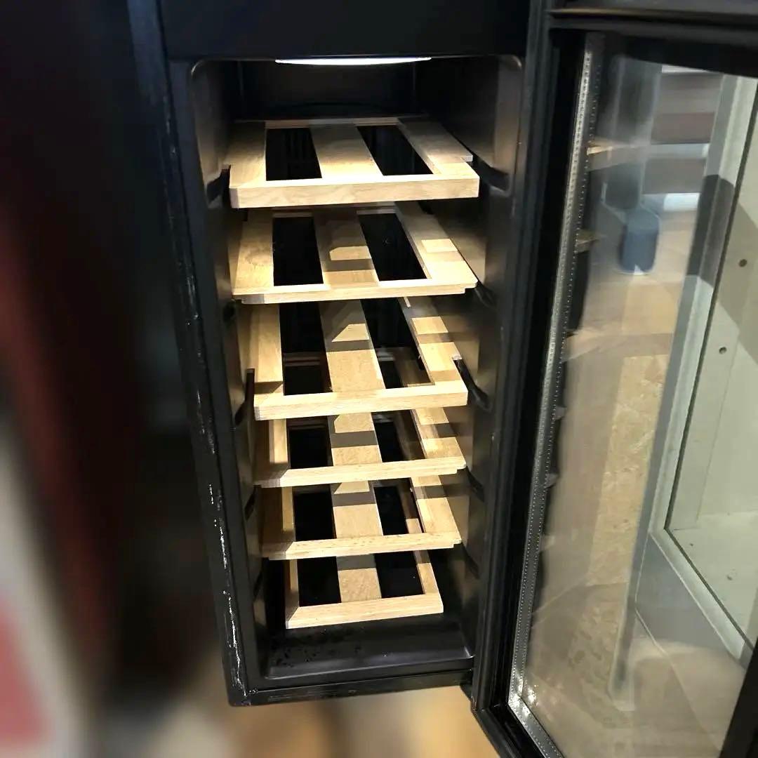 ワインセラー 5段 ガラス扉 LED照明 型番BWC-018P