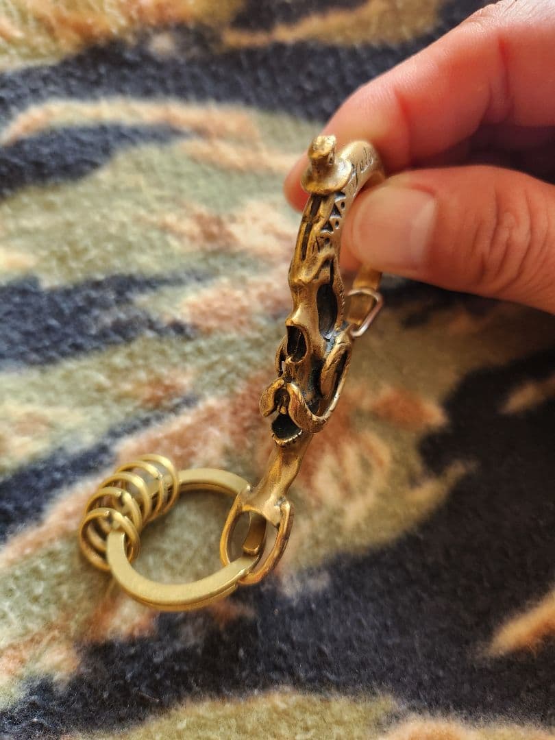 希少　GARCIA ガルシア　キーフック・真鍮キーホルダー