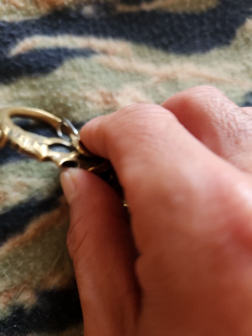 希少　GARCIA ガルシア　キーフック・真鍮キーホルダー