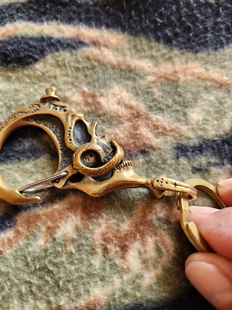 希少　GARCIA ガルシア　キーフック・真鍮キーホルダー