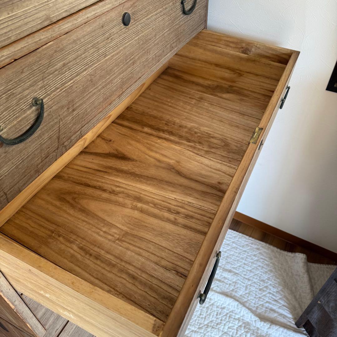 東京23区配送無料　昭和レトロ 桐タンス3段式 和風箪笥