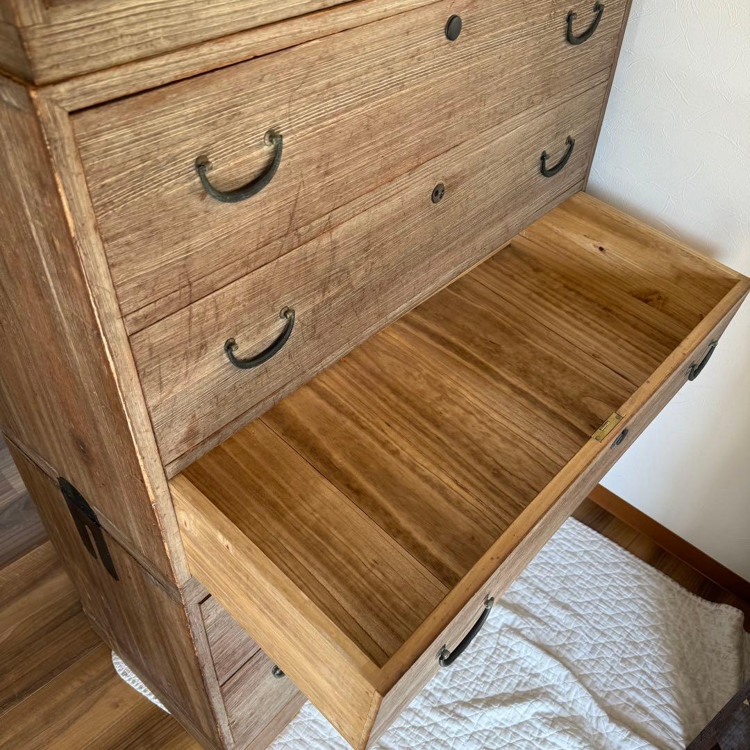 東京23区配送無料　昭和レトロ 桐タンス3段式 和風箪笥