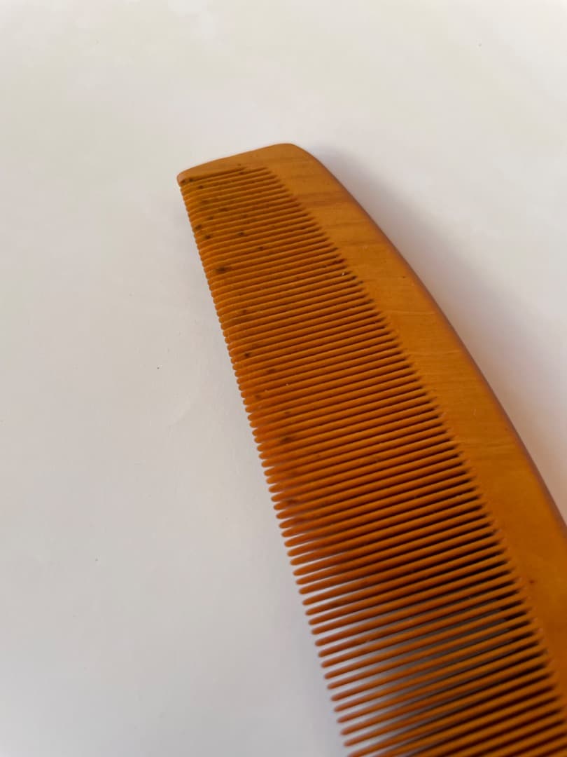 つげ櫛 　広島政夫　廣島　さつまつげ