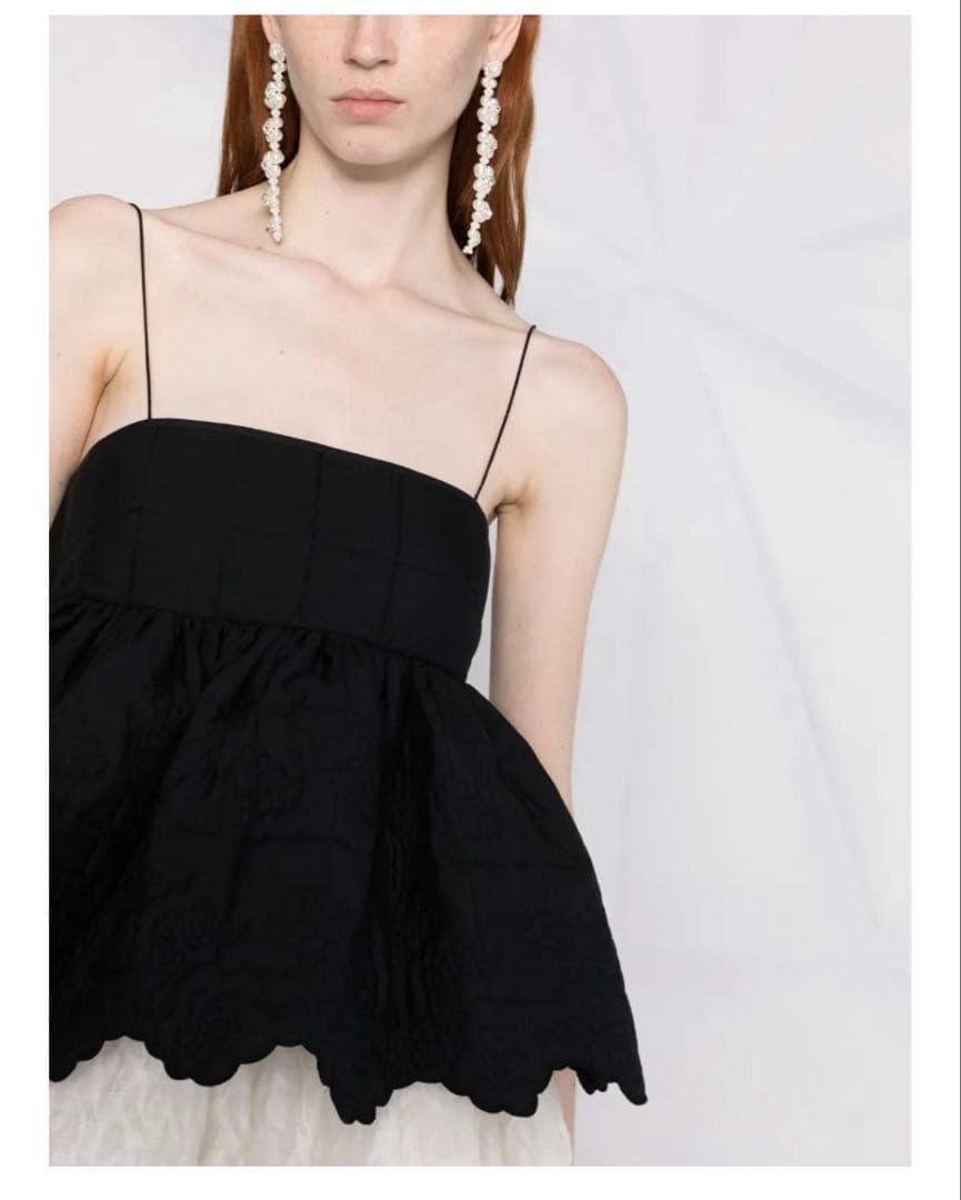 トップス Cecilie Bansen Selena top Quilted UK10