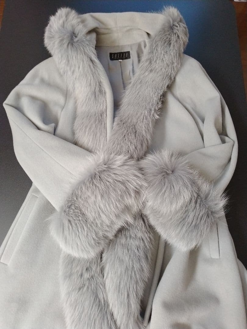 銀座マギー　毛皮　 ファーコート シャドーフォックス