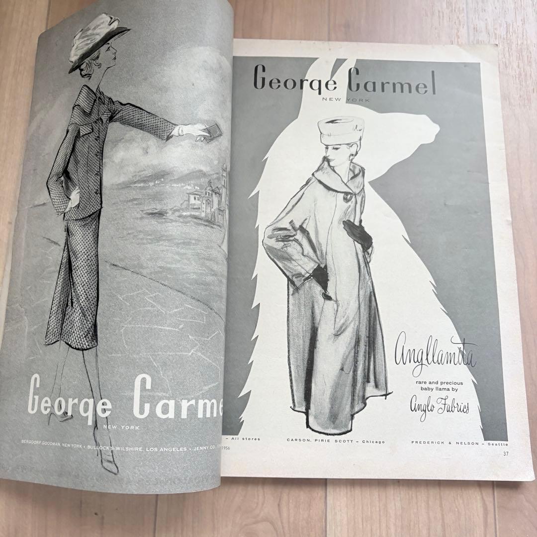 【洋書・希少】ヴィンテージ VOGUE 1956年9月号