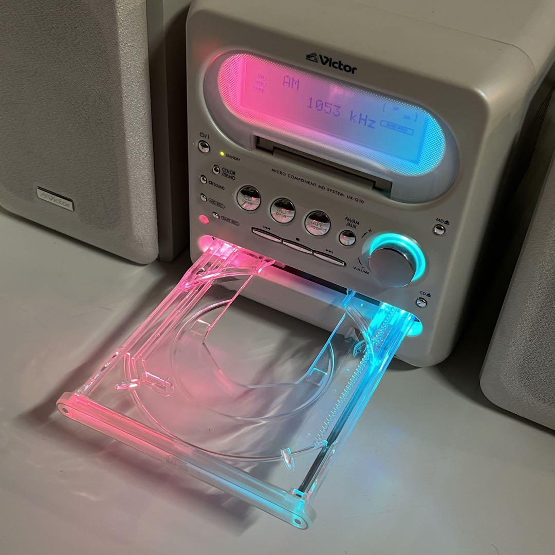 【極美品】 Victor UX-Q10 マイクロコンポーネントMDシステム