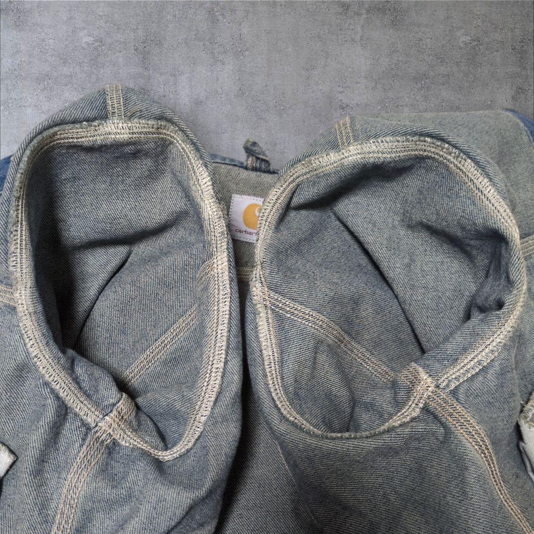 色落ち抜群✨Carhartt USA製 デニムジャケット トラッカー XL