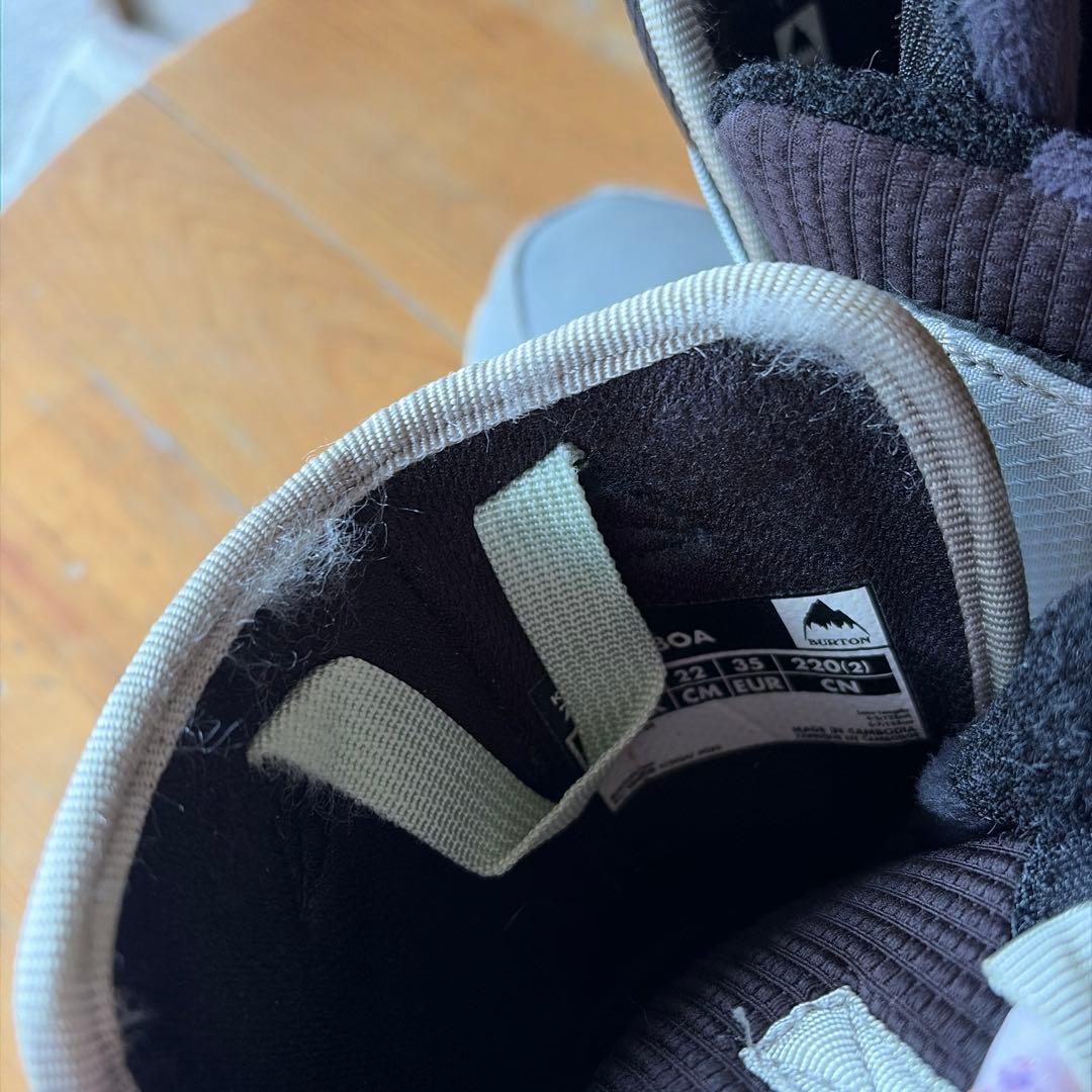 バートン BURTON ZIPLINE BOAキッズ スノボーブーツ 22cm