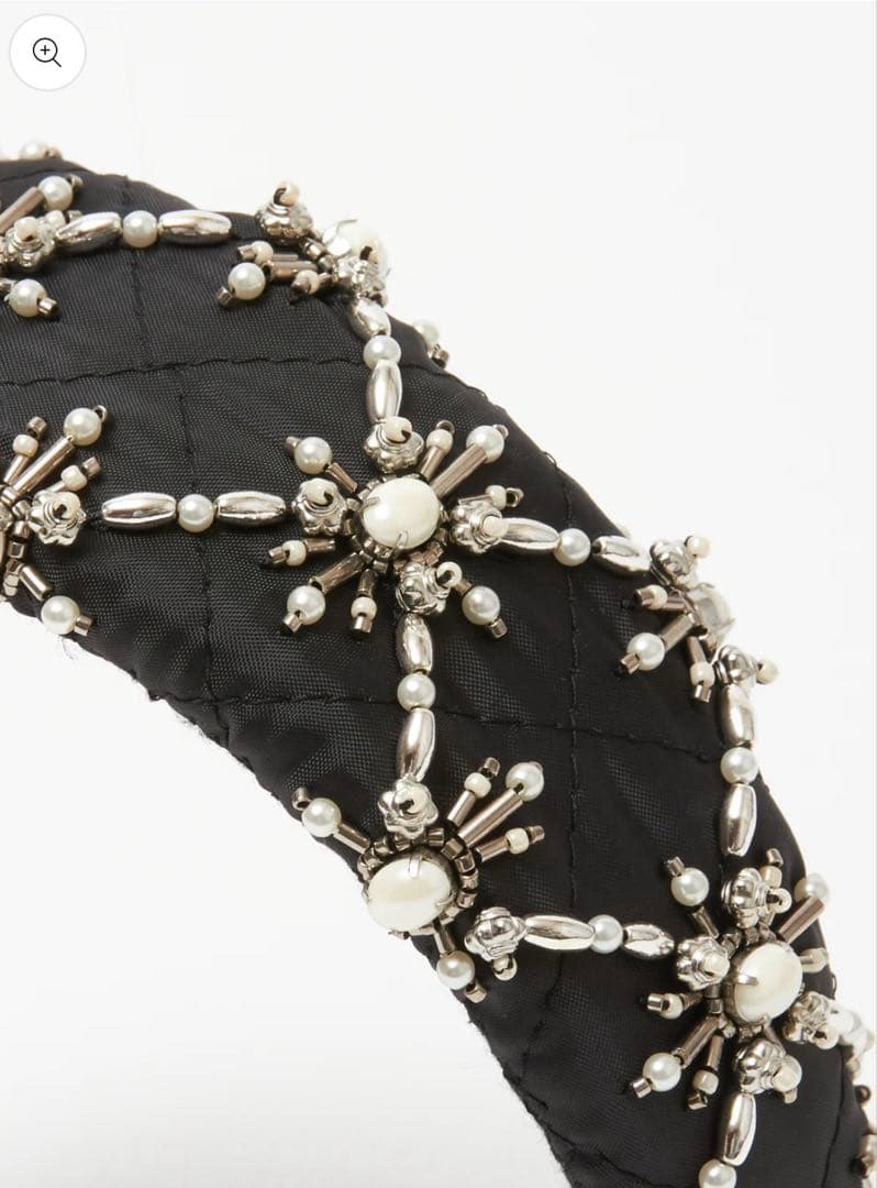 【tanakadaisuke】 White pearl hair band