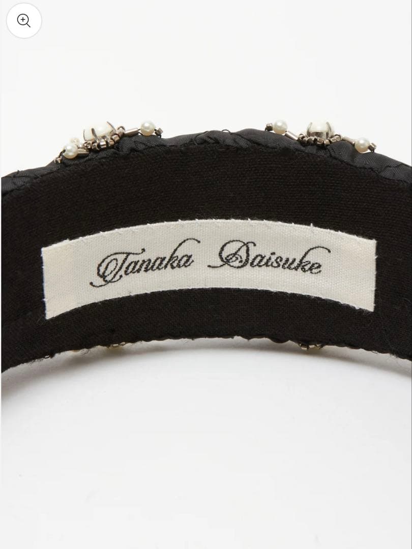 【tanakadaisuke】 White pearl hair band