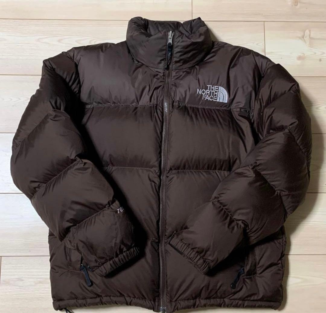 k*.様 極美品　ヌプシ　ノースフェイス　センターロゴ　ブラウン　US 700