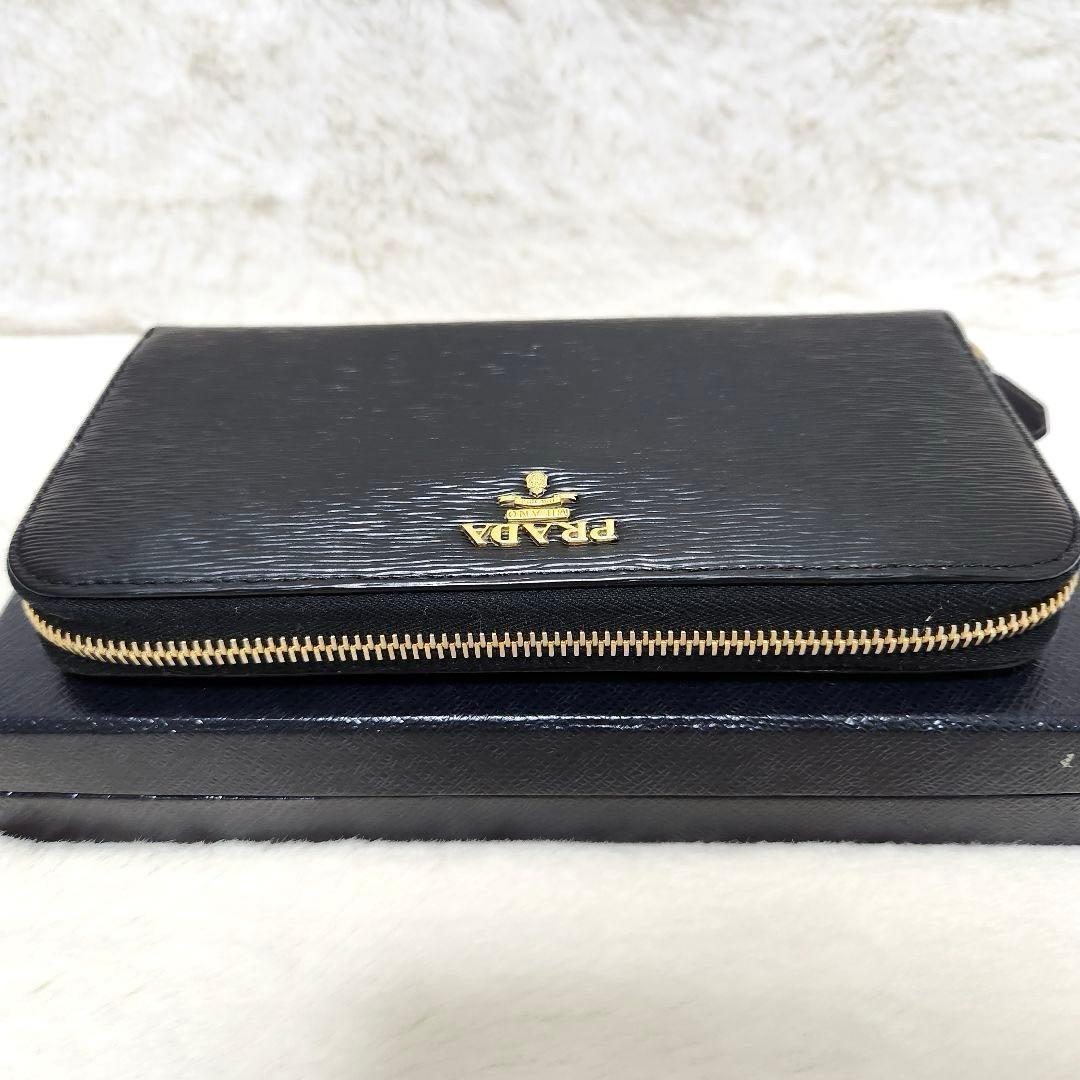 ✨極美品　付属品完備✨プラダ　長財布　ラウンドファスナー　ヴィッテロムーブ　黒