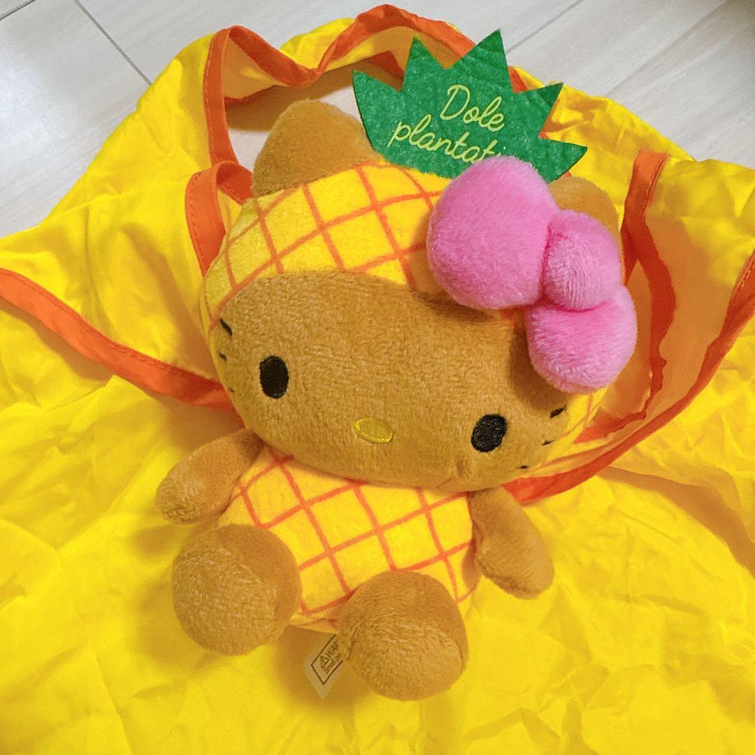 キティ ハワイ 日焼け パイナップルエコバッグ週末限定価格