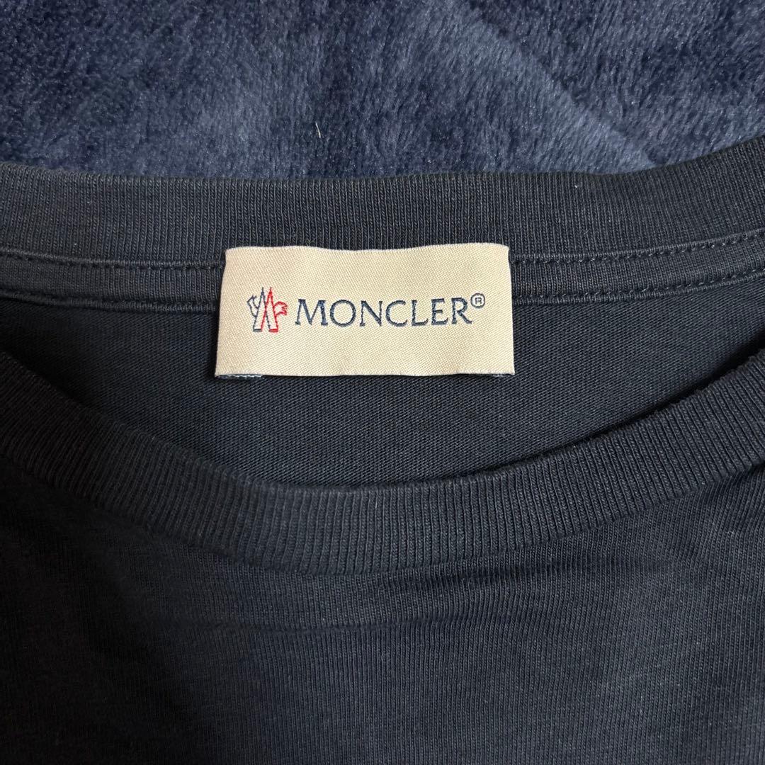 MONCLER ロゴ Tシャツ ネイビー