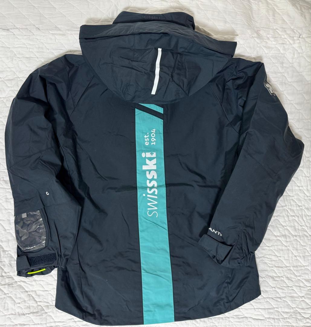 DESCENTE デサント子供用スキーウェア上下セット 150 ブルー×ネイビー