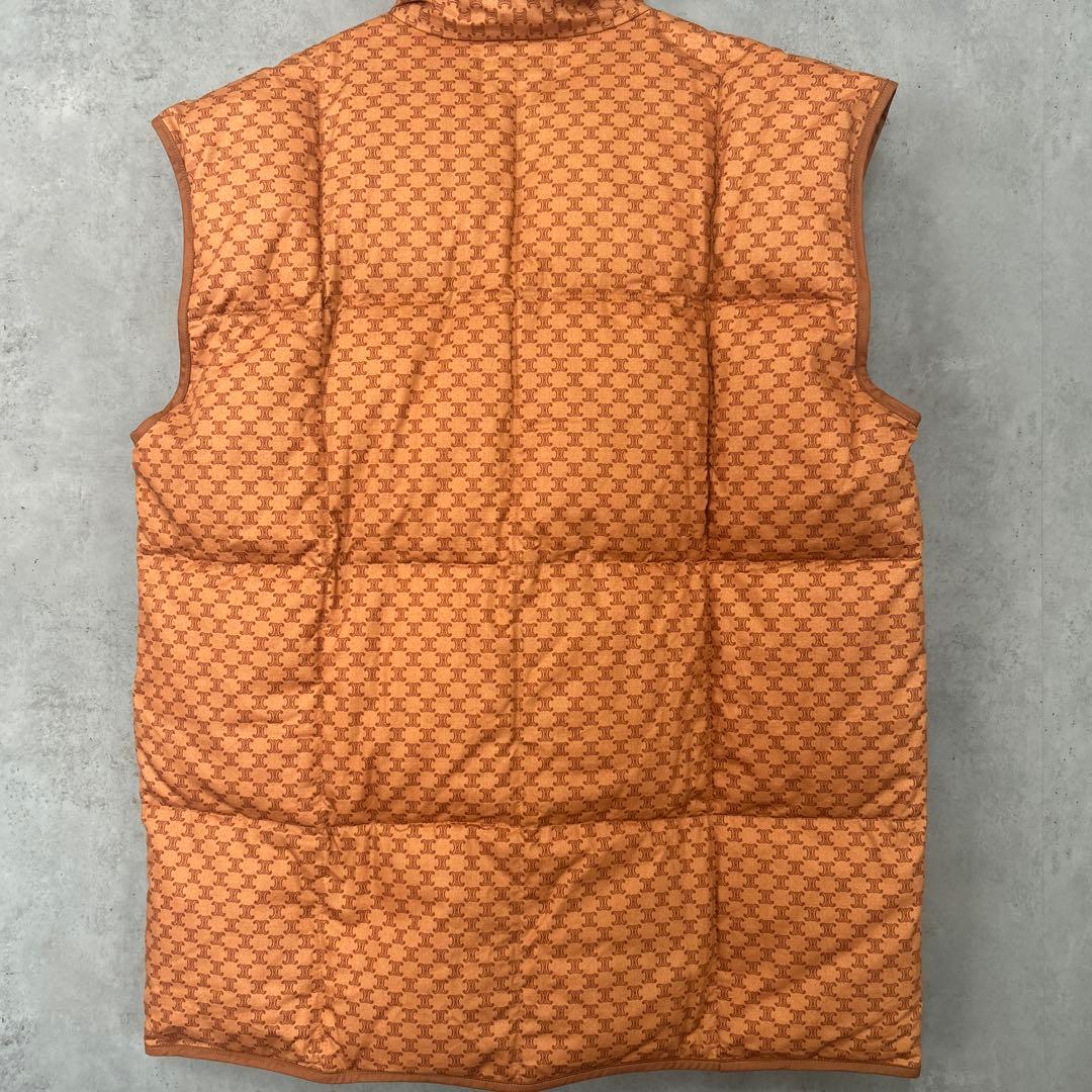 未使用タグ付CELINE マカダム トリオンフ 西川ダウン ベスト ルームウェア