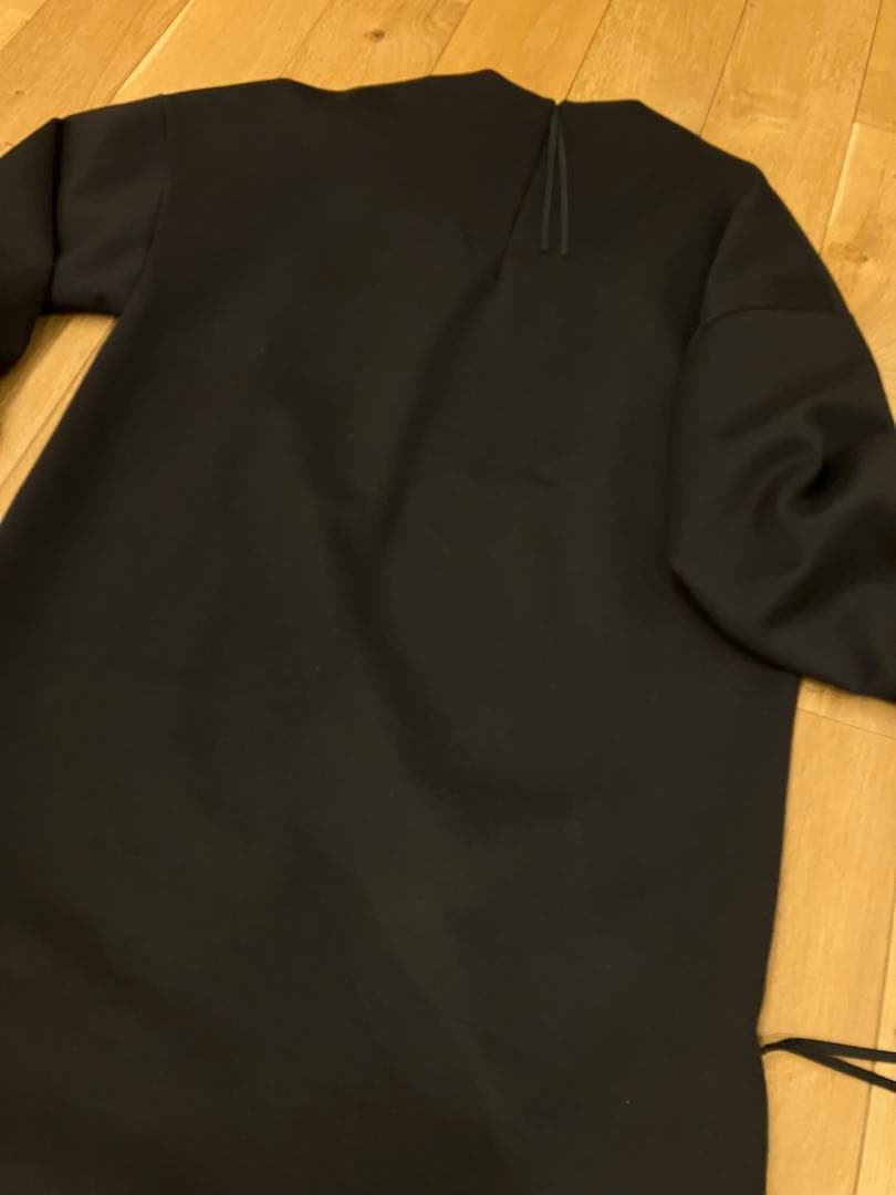 HYKE サイドジップ ダウンワンピース ブラック サイズ1