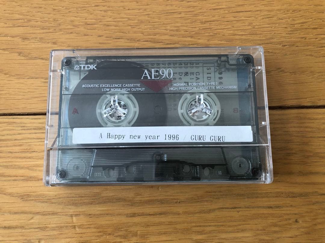GURUGURU NEW YEAR MESSAGE 1996 カセットテープ