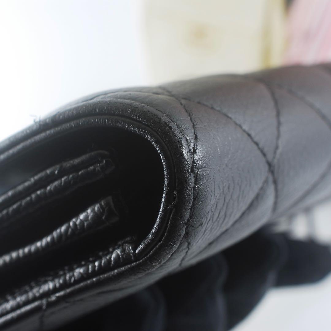 CHANEL＊シャネル＊キャビアスキン＊マトラッセ＊長財布＊フラップウォレット＊