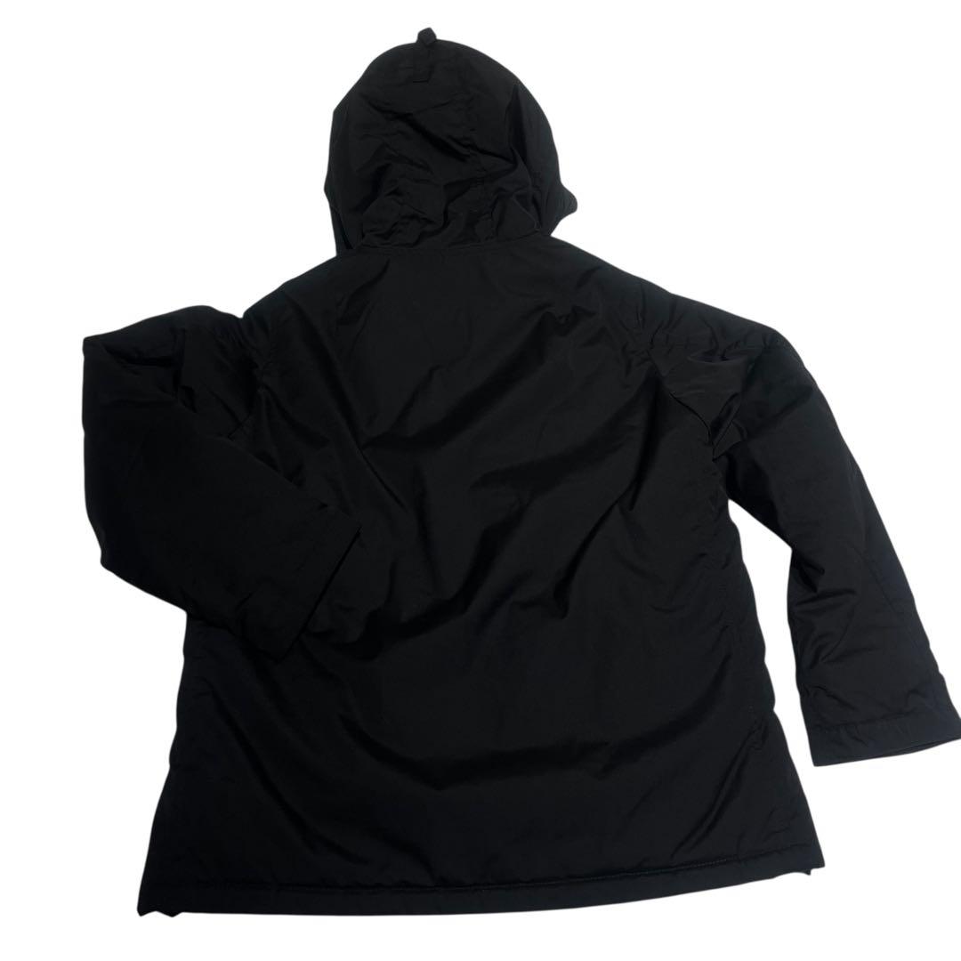 【美品】AVIREX ブラック Lサイズ フード付き 冬物 人気
