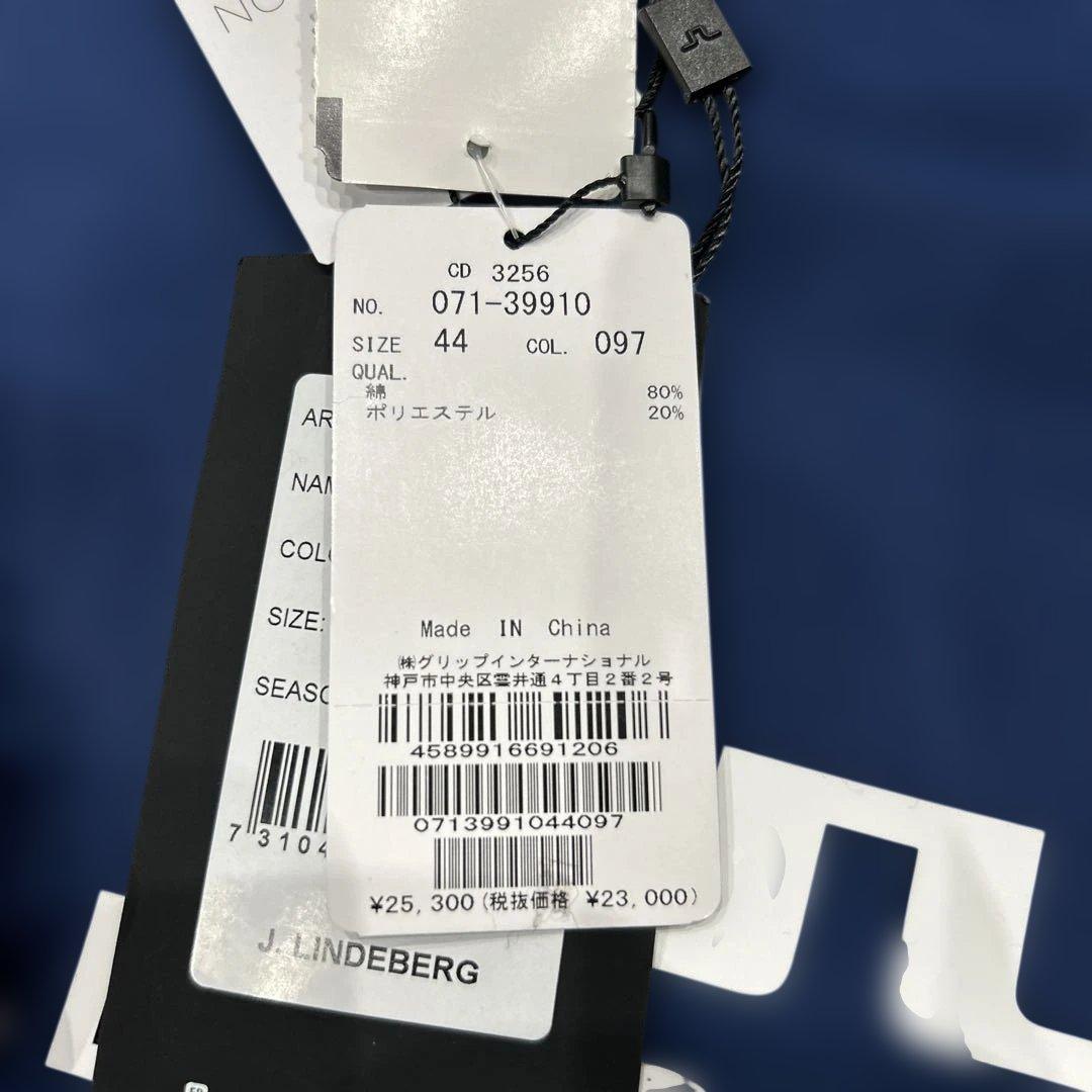 新品 定価25300円 Jリンドバーグ ロゴスウェット M ネイビー