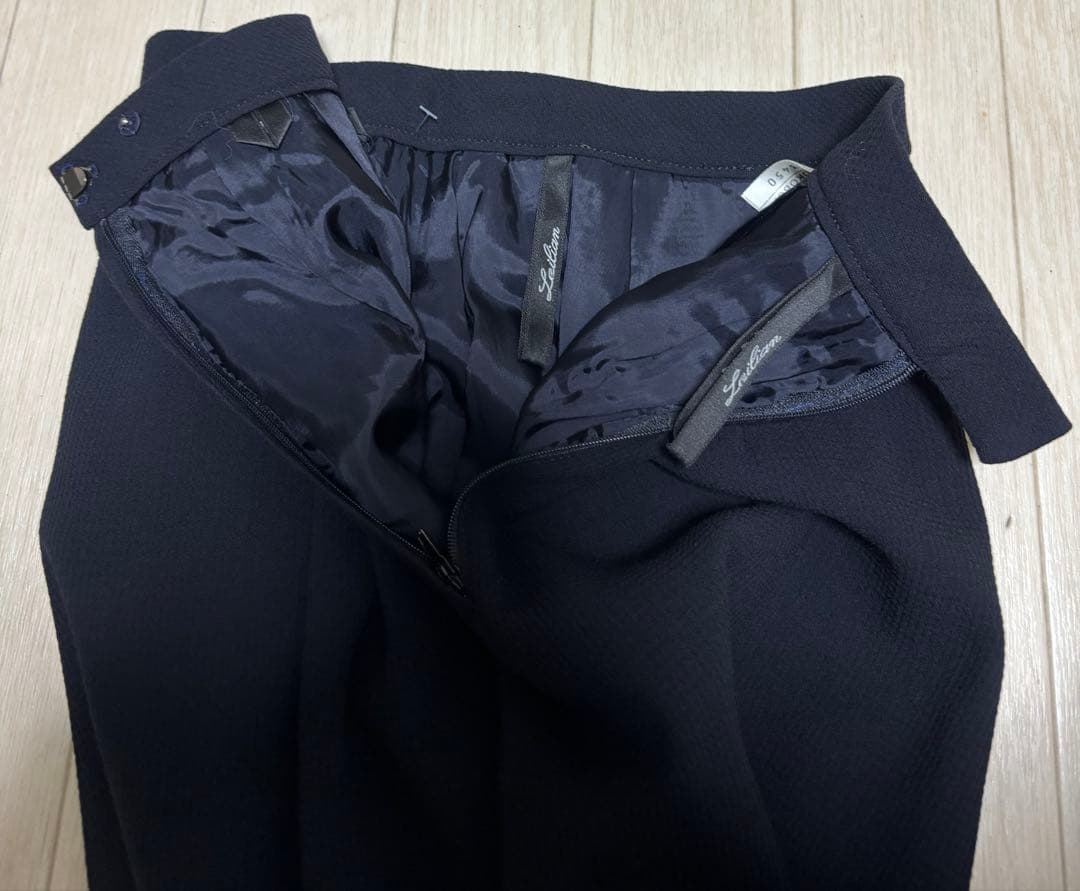 美品★レリアン お受験用　フォーマルスーツ 紺色