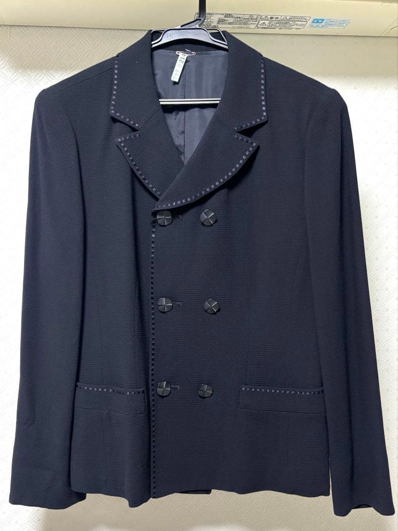 美品★レリアン お受験用　フォーマルスーツ 紺色