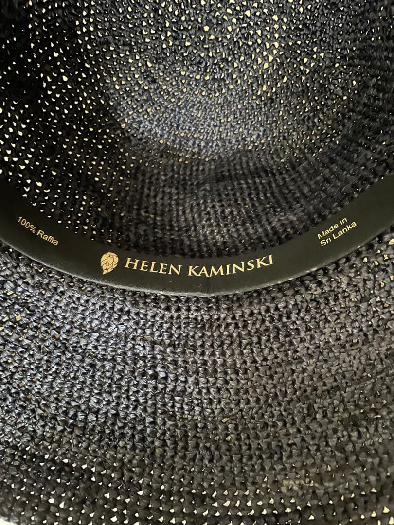 HELEN KAMINSKI ネイビー 麦わら帽子