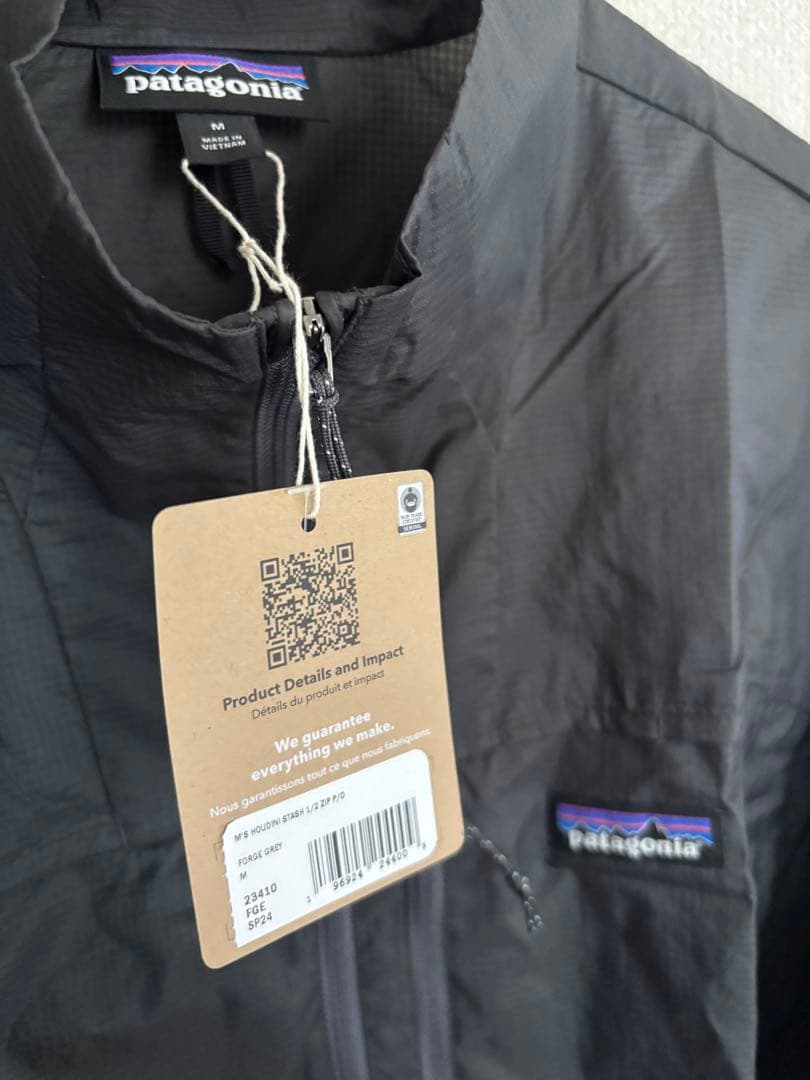 パタゴニア　フーディニ　ジッププルオーバー　M