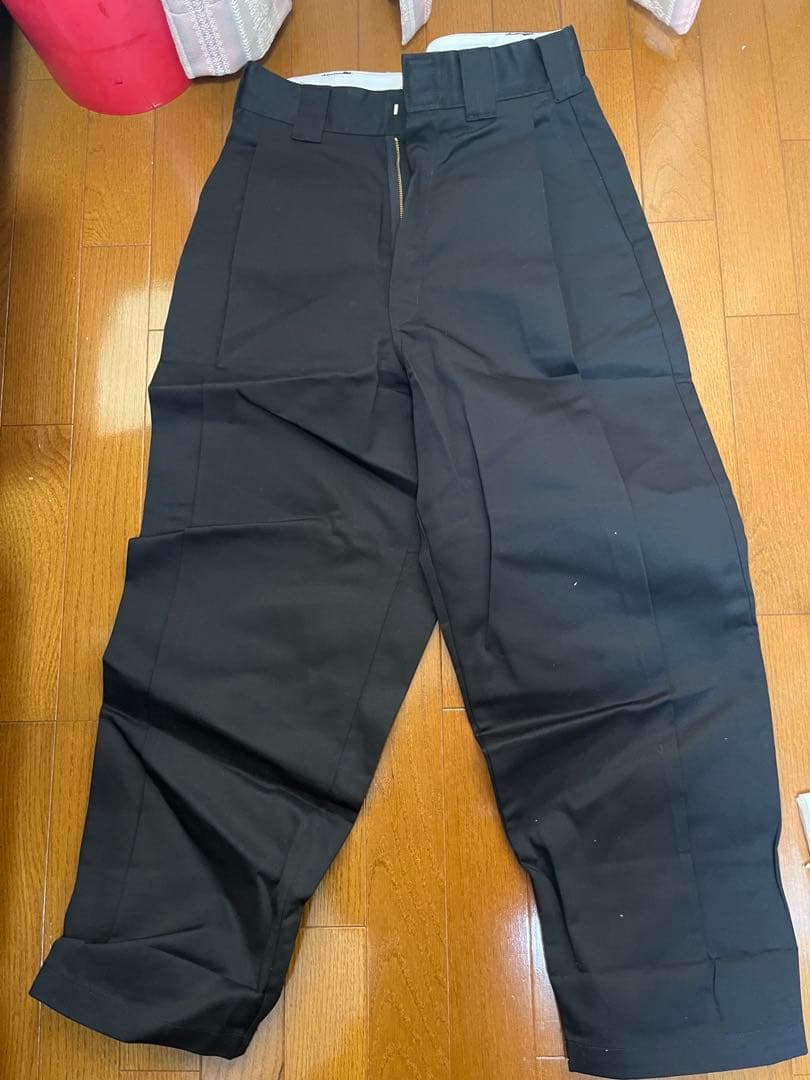 cootie dickies ワイドブラックチノパンツ　新品未使用