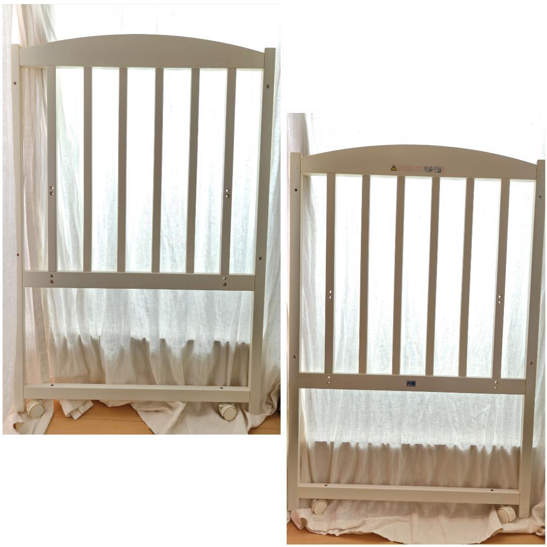 専用　YAMASAKI　やまさき　国産　収納付きハイタイプベビーベット　新生児