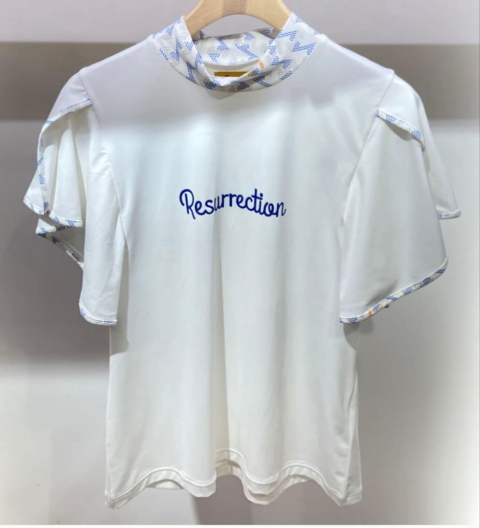 Resurrection WOMEN フレアスリーブレスハイネックシャツ