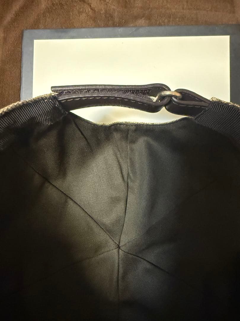 GUCCI GGキャンバス　ベースボールキャップ　ベージュ