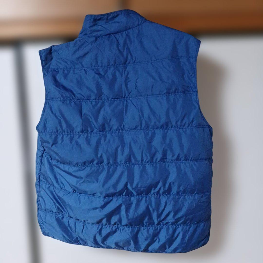 MONCLER 青 ダウンベストS(サイズ2)