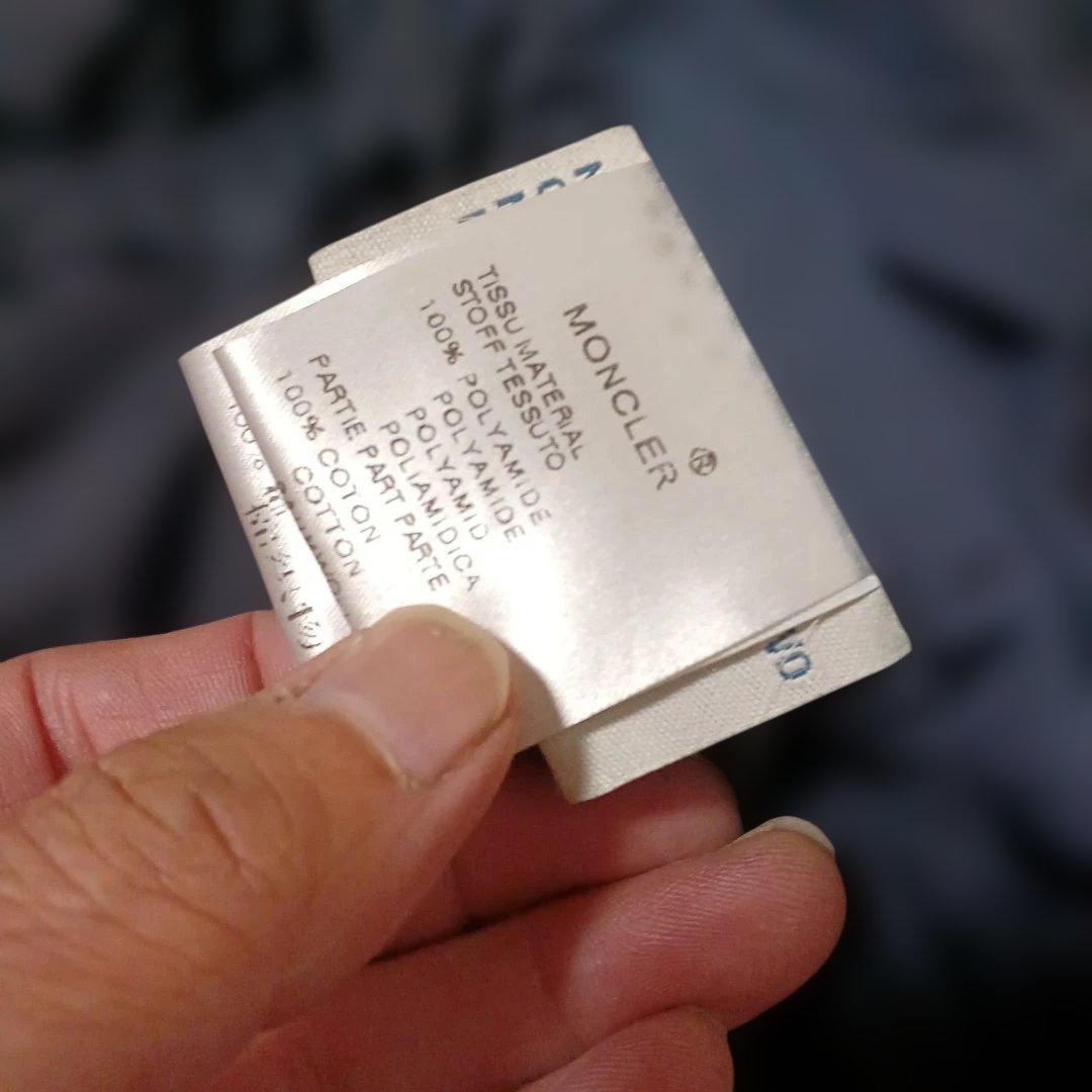 MONCLER 青 ダウンベストS(サイズ2)