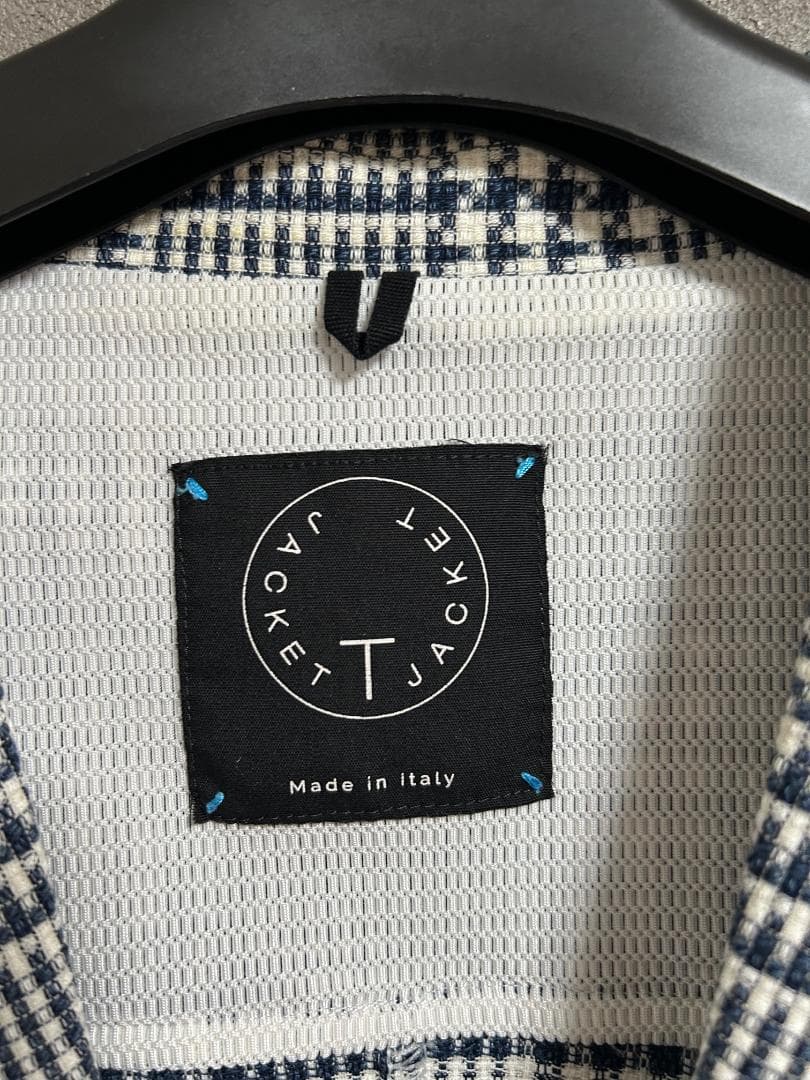 T-JACKET By TONELLO グレンチェック テーラード ジャケット