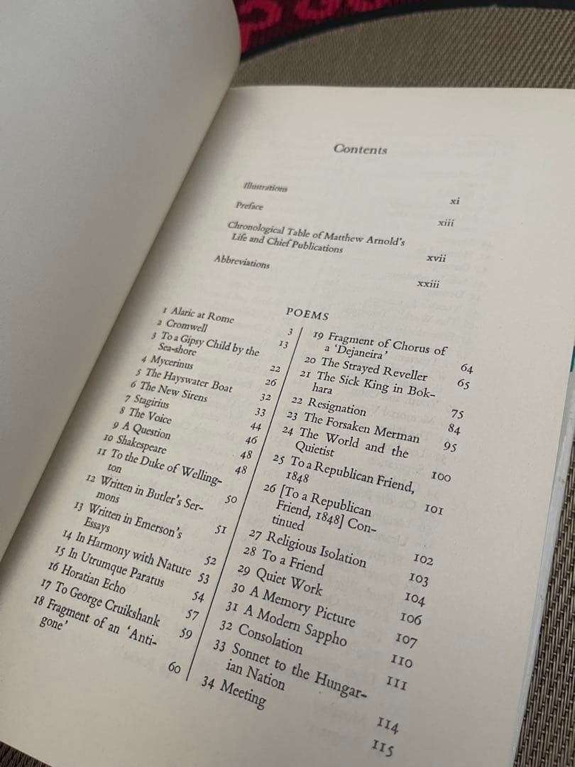 洋書 The Poems of Matthew Arnold ANNOTATED