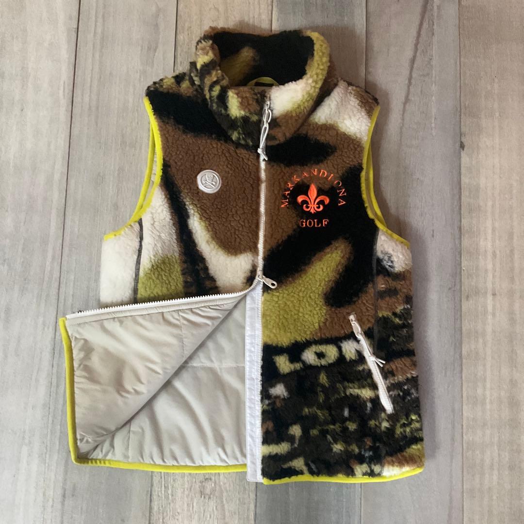 極美品MARK&LONA2022総柄 中綿・ダウン ボアセットアップ40