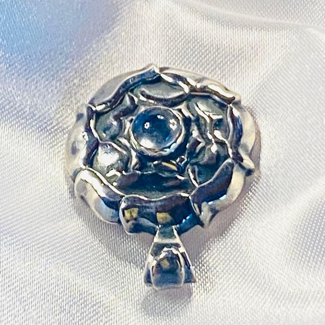 美品＊ジョージジェンセン＊ペンダントトップ Rock Crystal 水晶