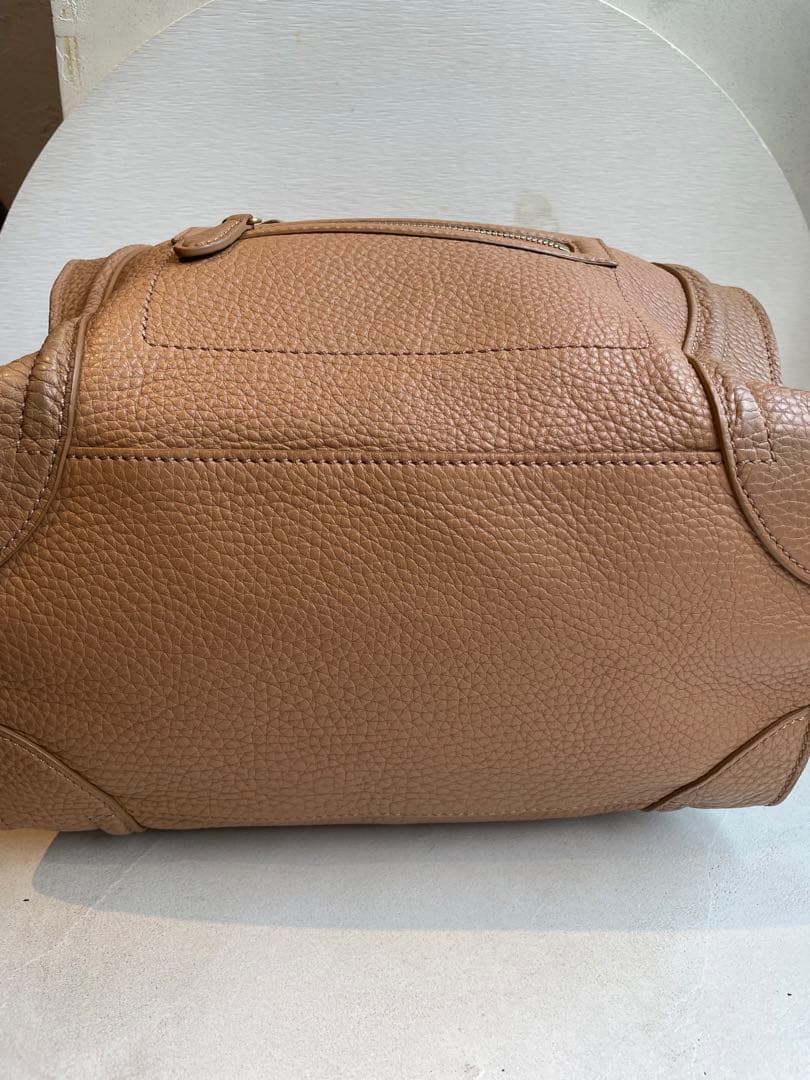 【美品】CÉLINE ラゲージ マイクロショッパー　カーフスキン製