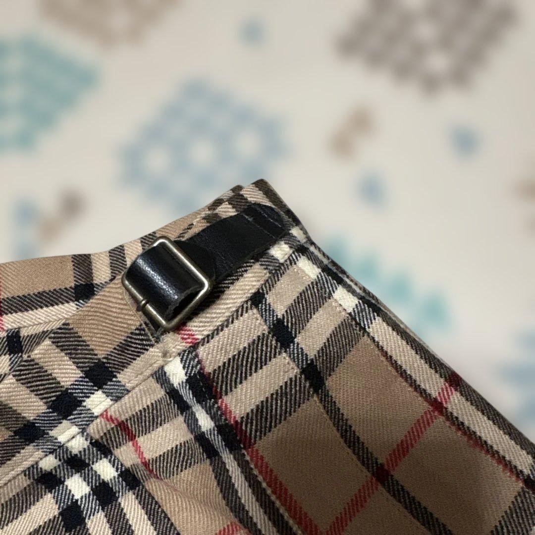 バーバリーブルーレーベル 巻きスカート 36ノバチェック