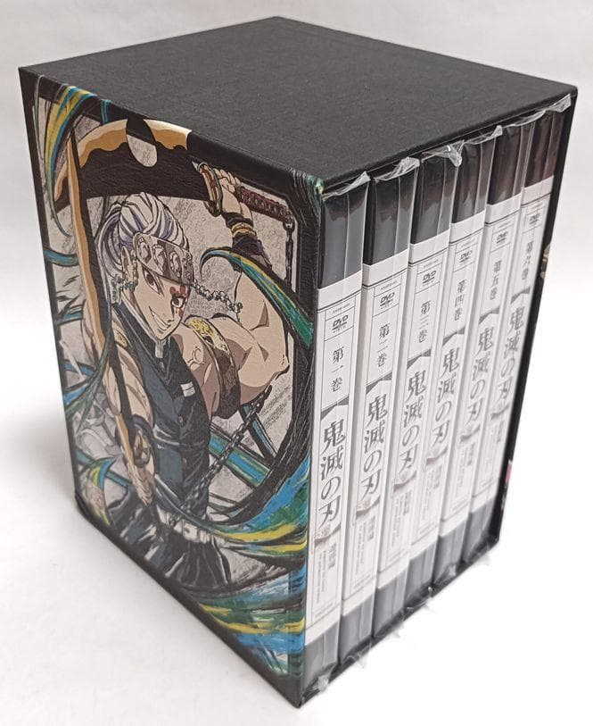 収納BOX角に痛み有り完品♪　鬼滅の刃　遊郭編　6巻セット　DVD