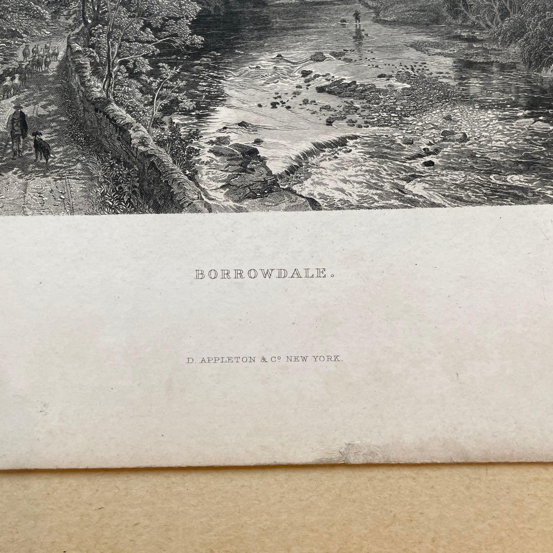 Samuel Bough RSA Borrodale エッチング　版画