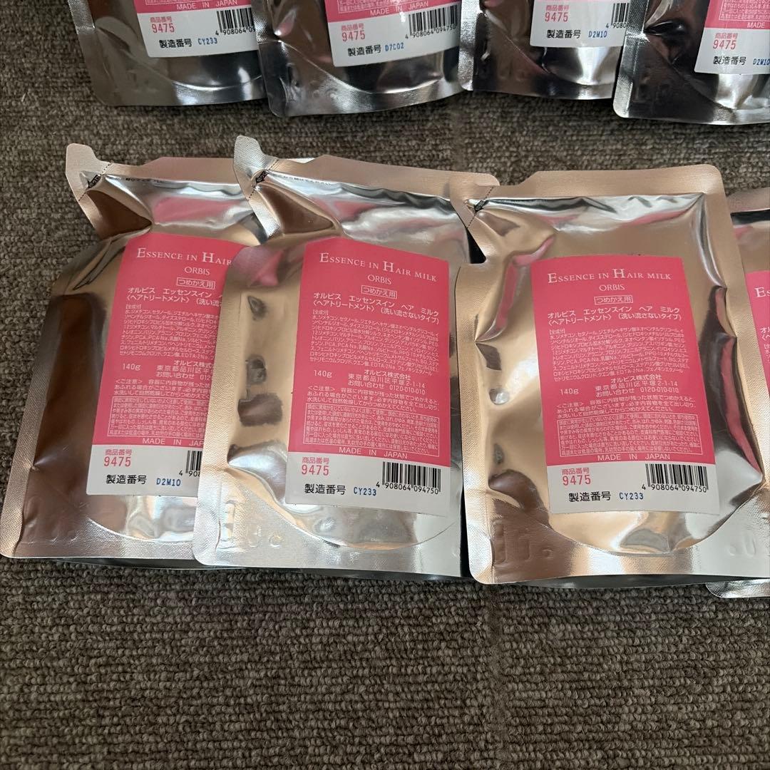 【新品】オルビス エッセンスイン ヘアミルク 140g 詰め替え用 11個セット