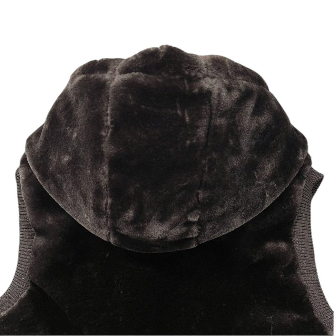 ミンクカシミヤ混　ファーベスト 　Emmauela　ミラノ　男女兼用　L