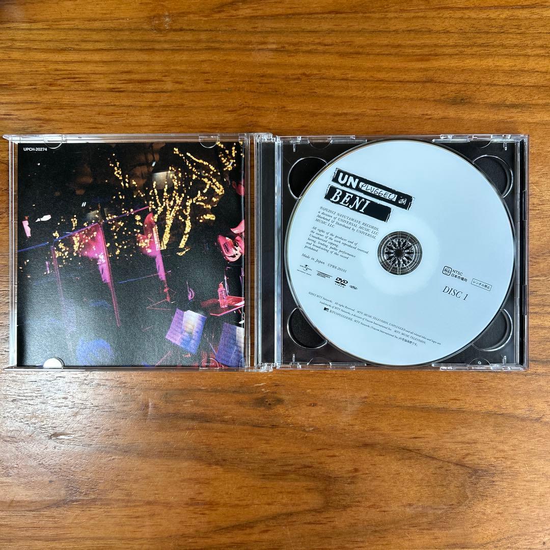 BENI MTV UNPLUGGED CD•DVD 帯付き